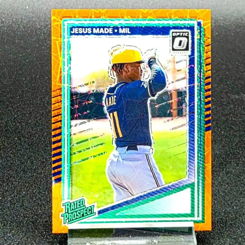 2025 Jesus Made Velocity Prizm RC's Milwaukee Brewers Top Prospect - Picture 2 of 5